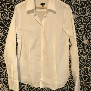 Talbots NWOT White Button-Up Long Sleeve -Size 16